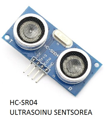 HC-SR04 ultrasoinu sentsorea